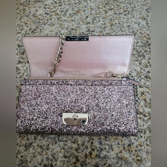Kate spade pink glitter shoulder bag - Picture 4 of 4